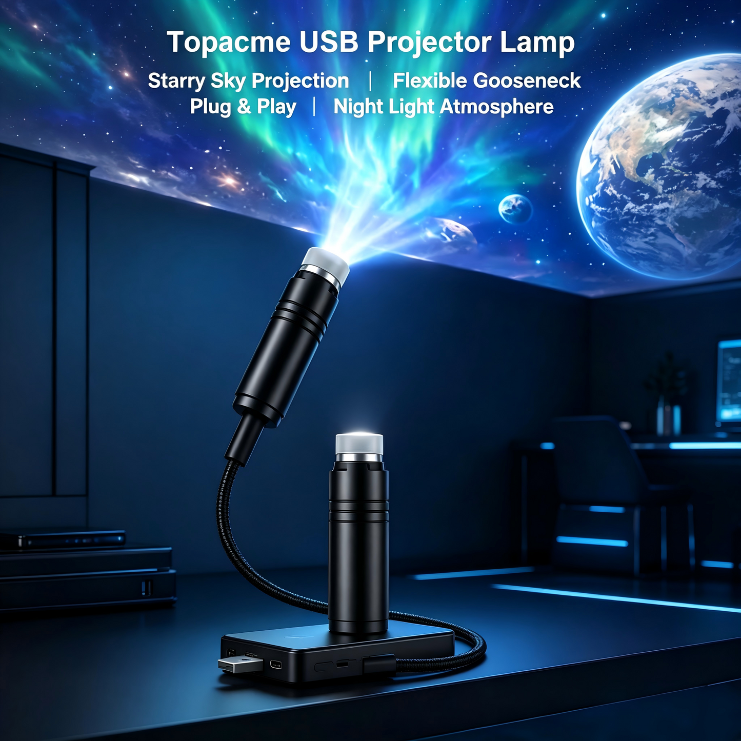 Topacme Night Light Projector