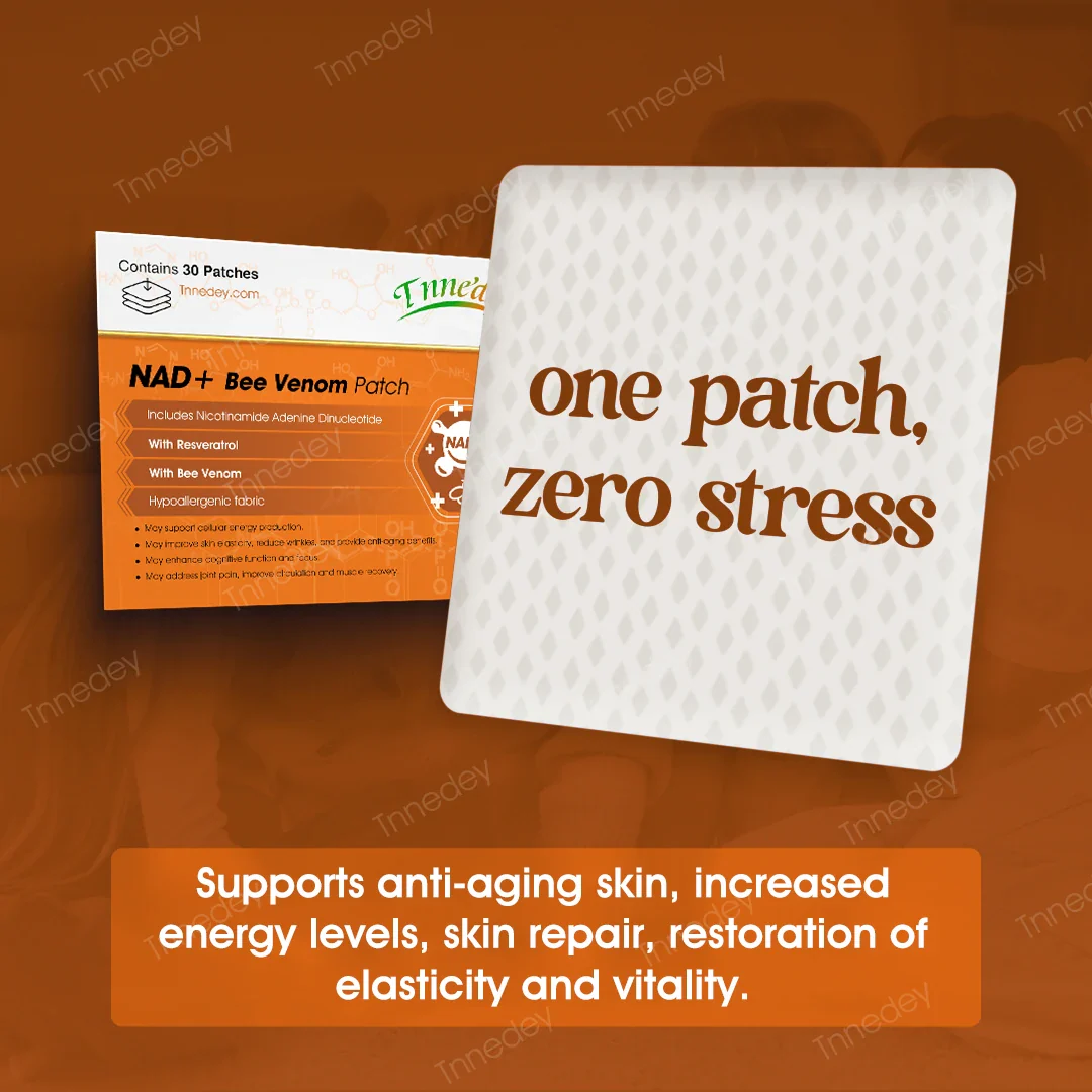 【Official Authorized Store】Tnnedey® NAD+ Bee Venom Patch – Ultimate Skin Rejuvenation & Energy Boost（Last Day Discount：75%）