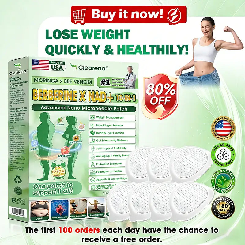 𝐎𝐟𝐟𝐢𝐜𝐢𝐚𝐥 𝐔𝐒 𝐒𝐭𝐨𝐫𝐞 🇺🇸  | 🧑‍⚕️🩺 𝐂𝐥𝐞𝐚𝐫𝐞𝐧𝐚® Moringa · Berberine × NAD+ 𝟏𝟎-𝐢𝐧-𝟏 𝐀𝐝𝐯𝐚𝐧𝐜𝐞𝐝 𝐍𝐚𝐧𝐨 𝐌𝐢𝐜𝐫𝐨𝐧𝐞𝐞𝐝𝐥𝐞 𝐏𝐚𝐭𝐜𝐡 — 𝐎𝐧𝐜𝐞 𝐃𝐚𝐢𝐥𝐲, 𝐕𝐢𝐬𝐢𝐛𝐥𝐞 𝐑𝐞𝐬𝐮𝐥𝐭𝐬 𝐢𝐧 𝟕 𝐃𝐚𝐲𝐬