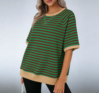 Women's Oversized Striped T Shirts (Buy 3 Free Shipping)
