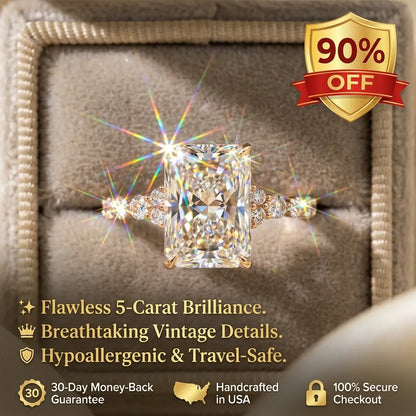 The Anniversary Upgrade: 1-5-Carat Flawless Radiant Cut Simulated Diamond Ring -Last Day Sale🔥-90% OFF